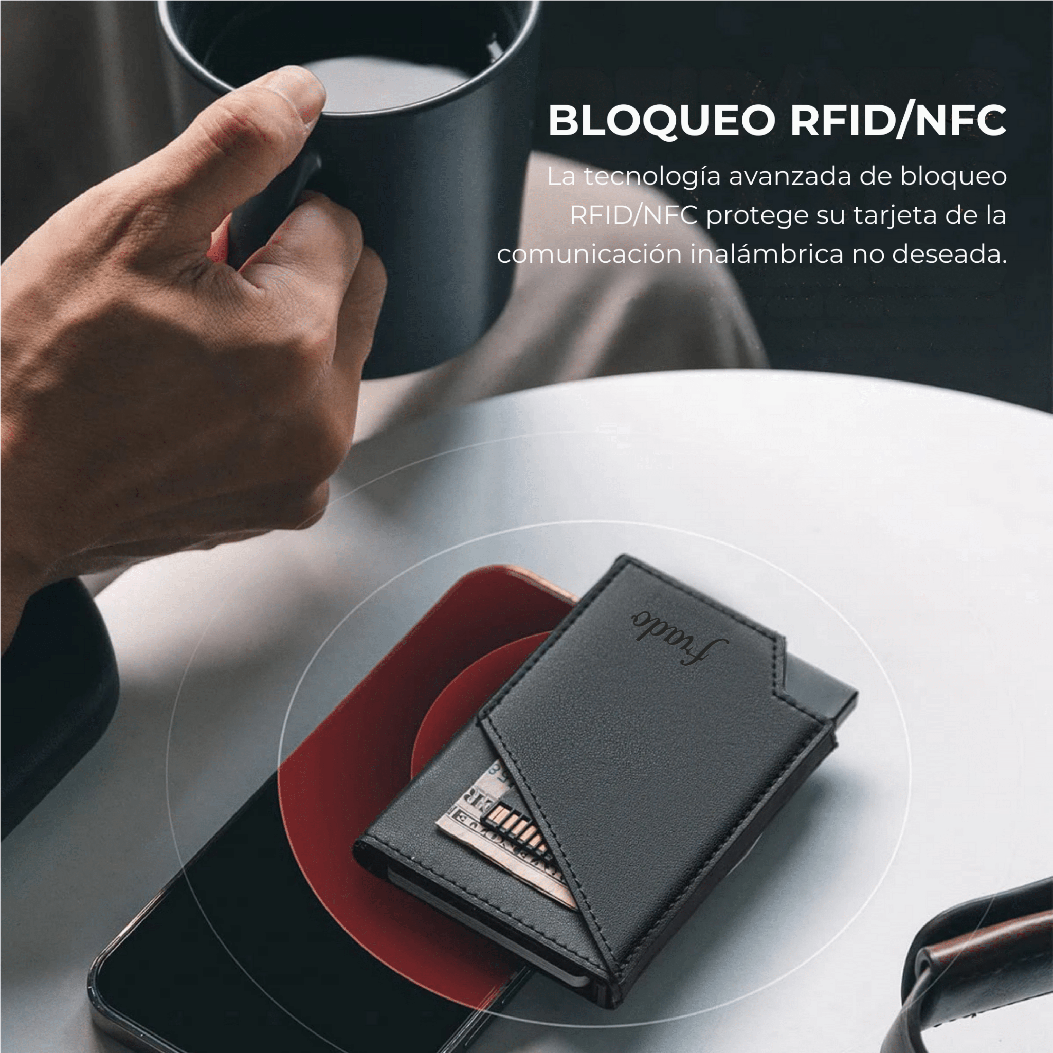 Tarjetero Frado Black Edge - Fradostore