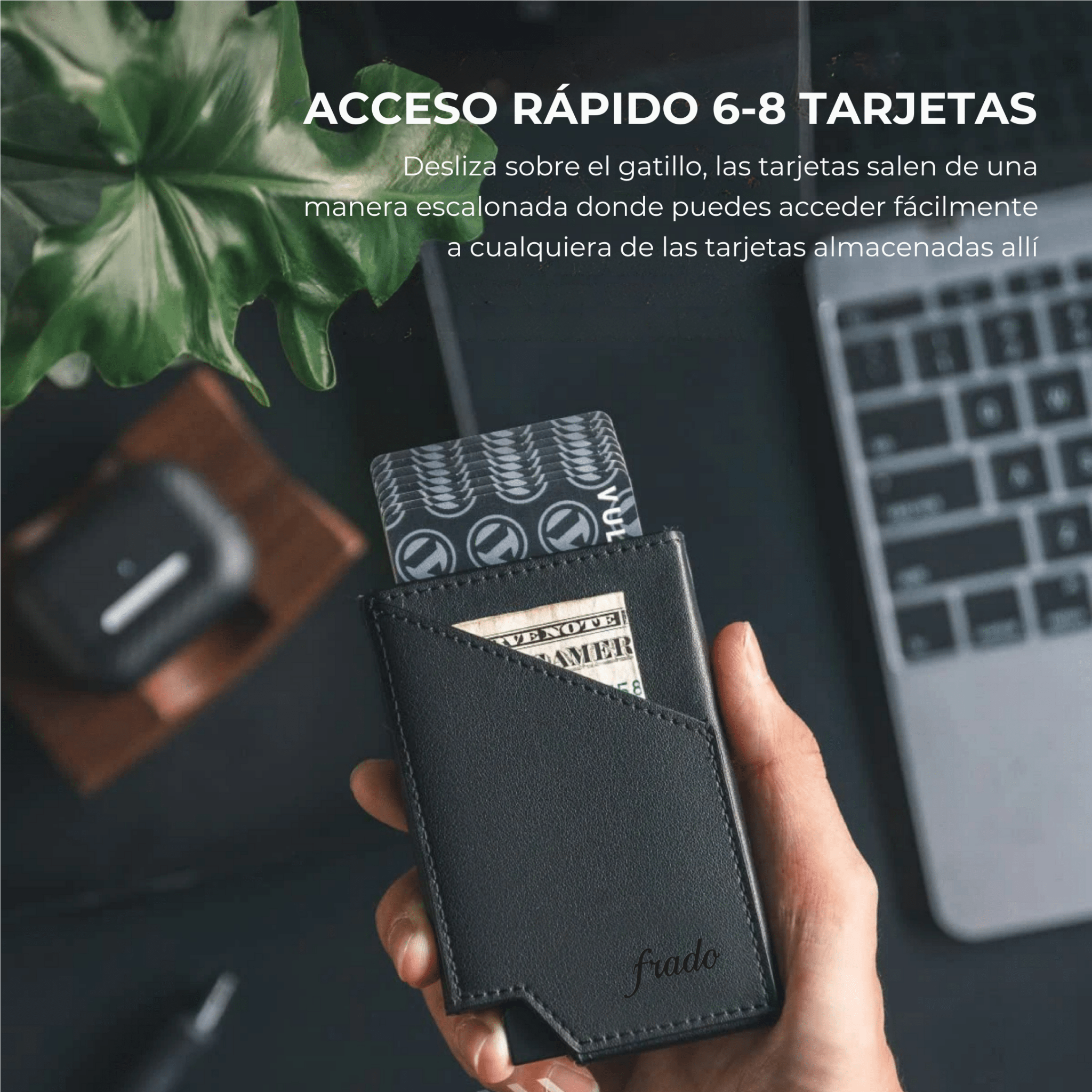 Tarjetero Frado Black Edge - Fradostore