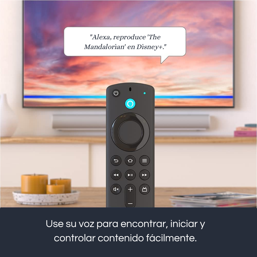 Fire TV Stick 4K con mando por voz Alexa (incluye controles para el  televisor) desde 58,08 €
